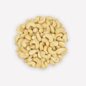 cashew in white background