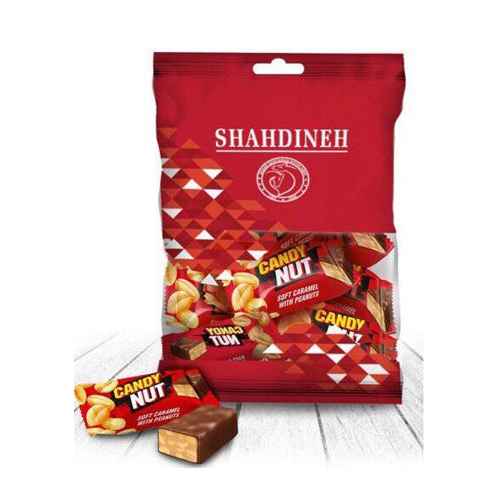 Toffee & peanut candy nut coated by cocoa in a red pillow pack 1 kg by shahdineh